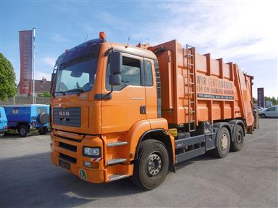 LKW (Müllwagen) "MAN TGA 28.350 6 x 2-4 BL Automatik (Euro 3)", - Motorová vozidla a technika