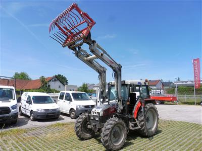 Zugmaschine (Traktor) "Steyr 975A" mit Frontlader, - Fahrzeuge und Technik