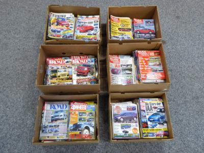 Konvolut Autozeitschriften und Offroadzeitschriften, - Cars and vehicles