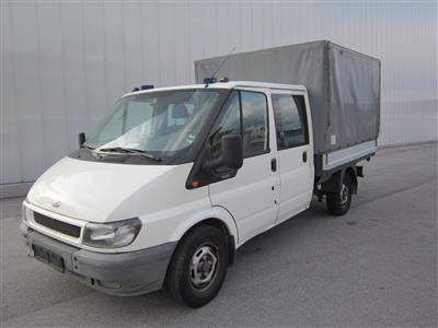 LKW "Ford Transit Doka Pritsche T330" mit Plane, - Macchine e apparecchi tecnici