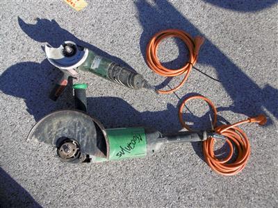 2 Winkelschleifer "Metabo W11-125 Quick, Hitachi G23SE2", - Fahrzeuge, Baumaschinen und Forsttechnik