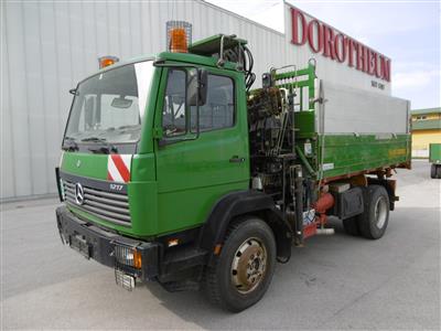 LKW "Mercedes Benz 1317 Ak/36 Dreiseitenkipper", - Cars, construction- and forestry machinery