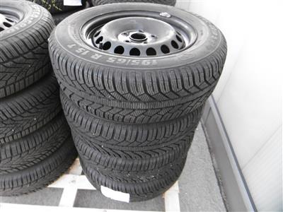 4 Winterreifen "Semperit Master-Grip 2", 195/65 R15T, - Motorová vozidla a technika