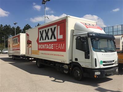 LKW "Iveco ML 80E22/P" mit Einachsanhänger "Spier ZGL155", - Motorová vozidla a technika