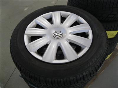 4 Stück Winterkompletträder "Semperit MasterGrip 205/60R16" auf Stahlfelgen mit Zierkappen, - Fahrzeug und Technik