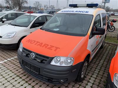 Notarztwagen "VW Caddy Life 1.9 TDI DPF DSG", - Motorová vozidla a technika