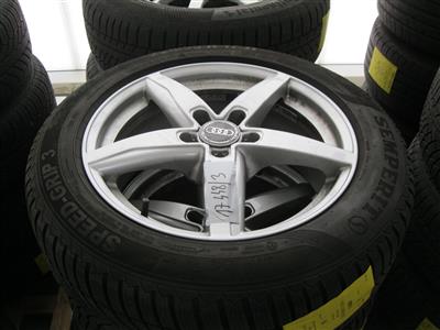 4 Stück Winter-Kompletträder "Semperit Speed-Grip3 225/55R17 97H" auf Alufelgen, - Fahrzeuge und Technik