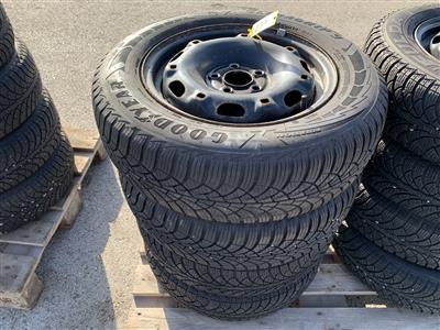 4 Winterreifen 175/70 R14 auf Stahlfelgen, - Fahrzeuge und Technik Land NÖ