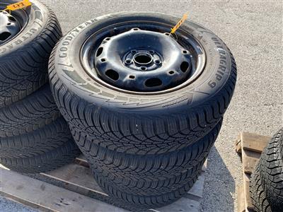 4 Winterreifen 175/70 R14 auf Stahlfelgen, - Fahrzeuge und Technik Land NÖ