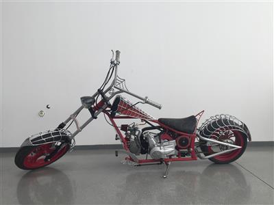 Motorfahrrad "Eigenbau", - Scooters, technology and bicycle auction