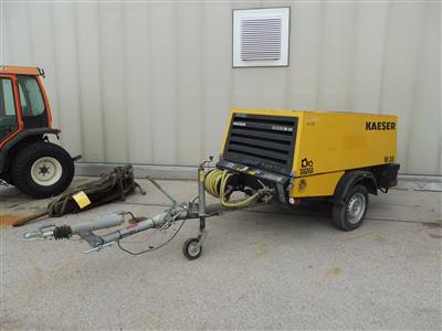 Schraubenkompressoranhänger "KAESER M36" mit Stromgenerator, - Cars and vehicles