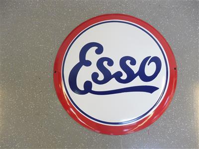 Werbeschild "Esso", - Motorová vozidla a technika