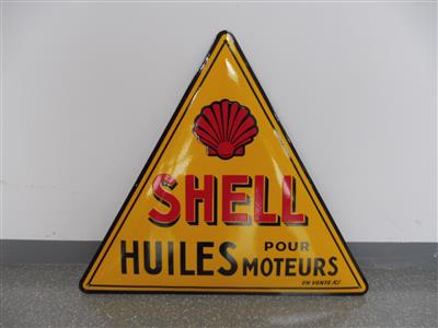 Werbeschild "Shell", - Motorová vozidla a technika