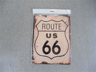 Werbeschild "Route US66", - Cars and vehicles