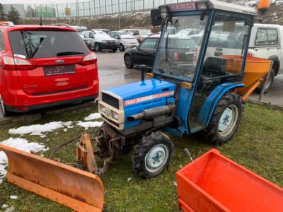 Kleintraktor "Berger Trac D185" mit Schneeschild und Heckstreuer, - Fahrzeuge und Technik