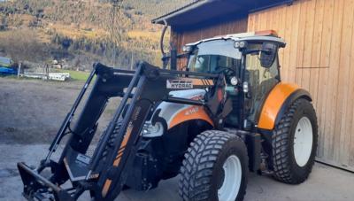 Traktor "Steyr 4115 Multi Profi Allrad" mit Frontlader "Hydrac AL2200XL Vitec", - Macchine e apparecchi tecnici