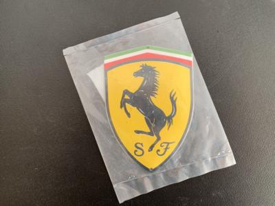 Emailschild "Scuderia Ferrari", - Motorová vozidla a technika