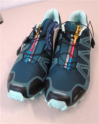 Paar Walkingschuhe "Salomon Speedcross 3", - Postal Service - Special auction