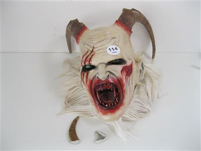 Krampusmaske, - Postfundstücke