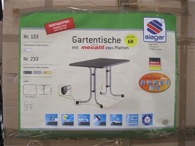 Gartentisch "sieger" mit mecalit Pro Platte, - Special auction