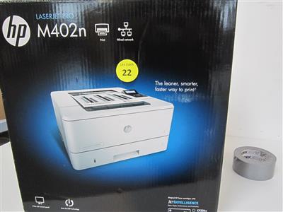 Drucker "HP Laserjet Pro M402n", - Postfundstücke