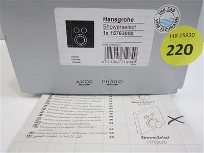 Duschgarnitur "Hansgrohe Showerselect 15763000", - Special auction