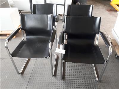 4 Sessel, - EVN-Büromöbel