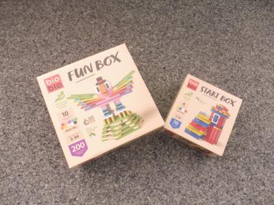 Konstruktionsspielzeug "bioblo Fun Box und Start Box", - Hračky a knihy