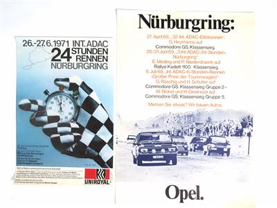 2 Plakate "Nürburgring" - Automobilia