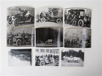 9 Fotografien "Rennsport von 1905 bis 1925" - Automobilia