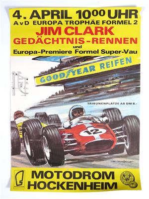 Plakat "Jim Clark" - Automobilia