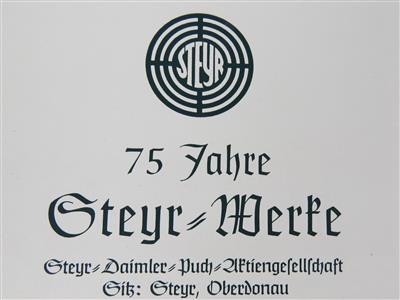 Steyr "75 Jahre Steyr-Werke" - Automobilia