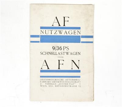 Austro Fiat "AF Nutzwagen" - Automobilia