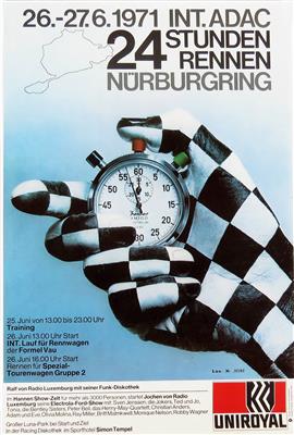 Plakat "Nürburgring" - Automobilia
