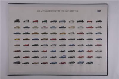 Ford Plakate (3 Stück) - Historická motorová vozidla