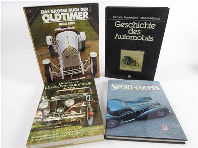 Konvolut Bücher - Klassische Fahrzeuge und Automobilia