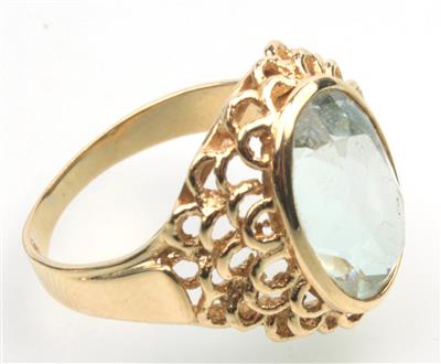 Aquamarin Ring - Schmuck, Uhren und Kleinkunst