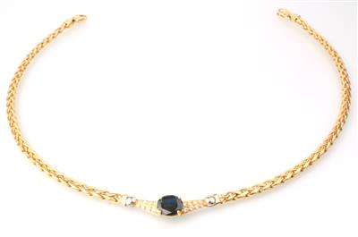 Saphir-Brillant Collier - Klenoty