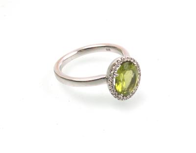 Brillant Peridot Ring - Klenoty