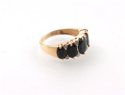 Saphir Diamant Ring - Schmuck und Uhren Onlineauktion