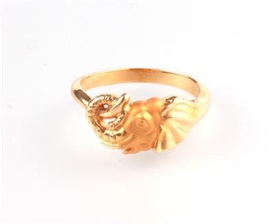 Damen Ring "Elefant" - Schmuck und Uhren Onlineauktion