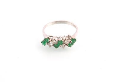 Brillant Smaragd Ring - Weihnachtsauktion – Juwelen und Schmuck