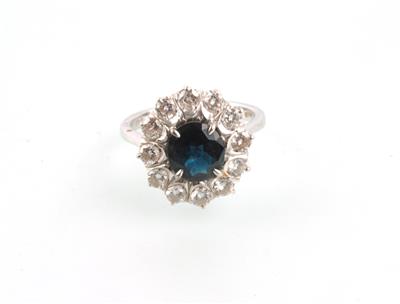 Brillant Saphir Ring - Klenoty