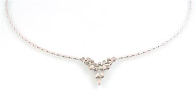 Achtkantdiamantcollier 0,14 ct - Klenoty