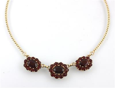 Granatcollier - Klenoty