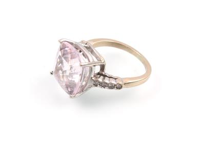 Kunzit Brillant Ring - Gioielli