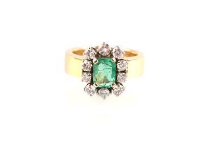 Brillant Smaragd Ring - Christmas auction II