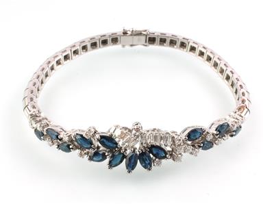 Diamant Saphirarmband - Christmas auction II