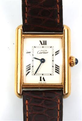 Cartier Tank - Weihnachtsauktion - Armband- und Taschenuhren