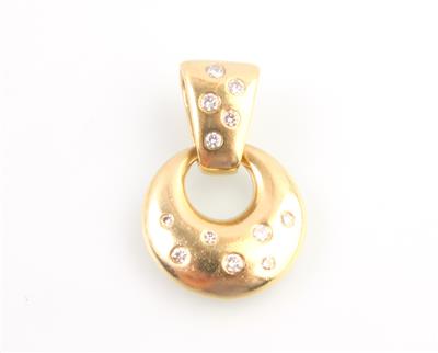 Brillantanhänger zus. ca. 0,30 ct - Jewellery